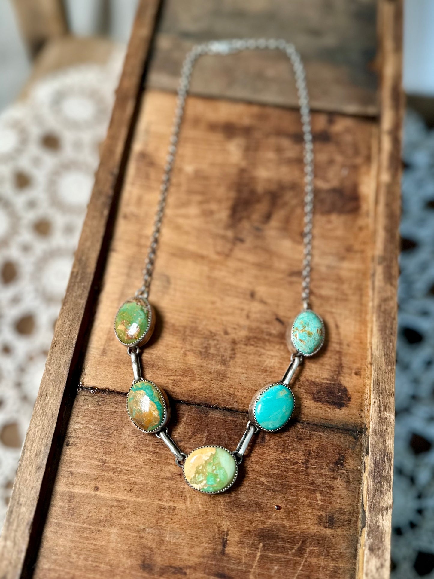 Evans 5 Stone Necklace