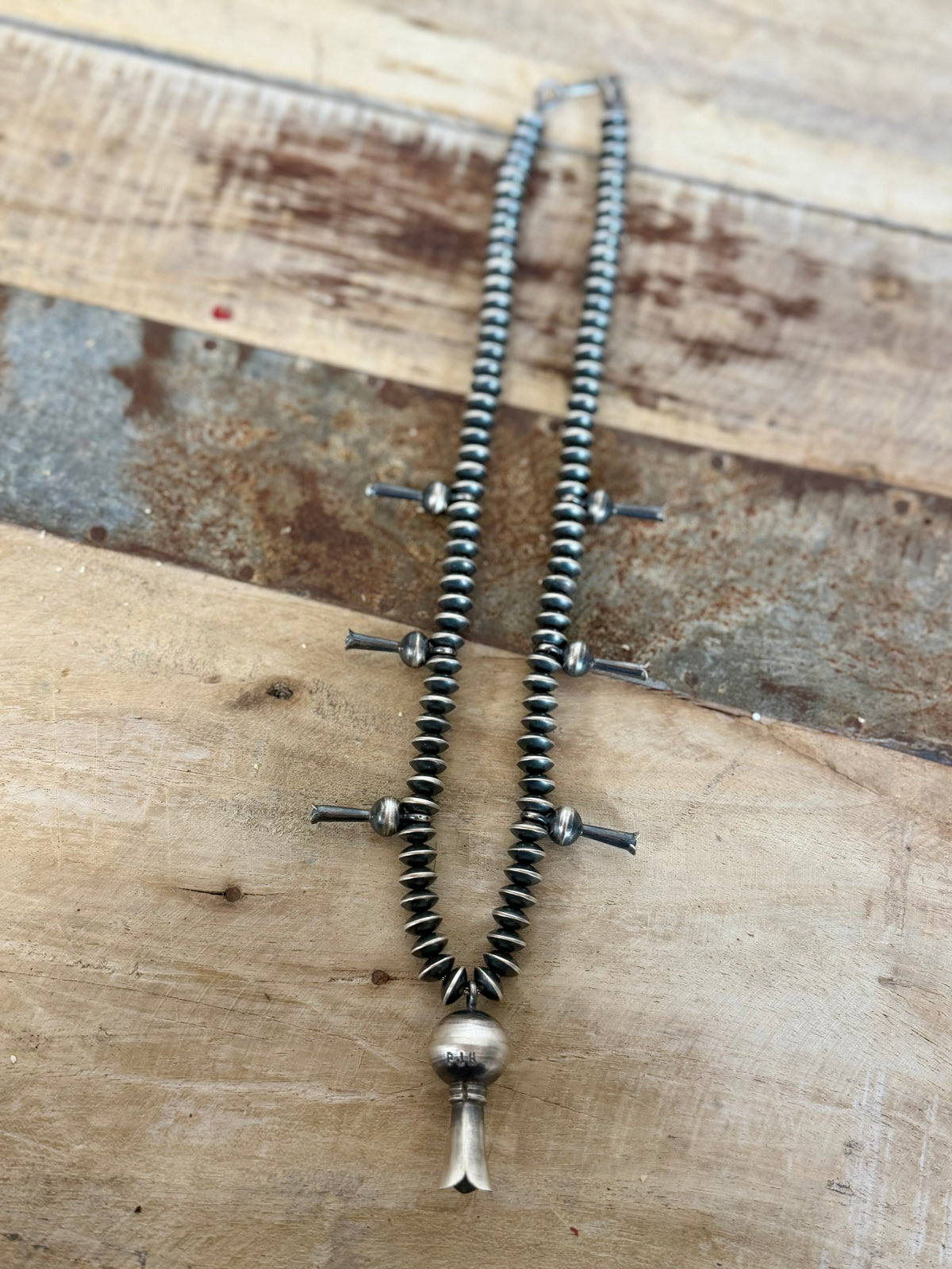 Handmade Sterling Squash Blossom