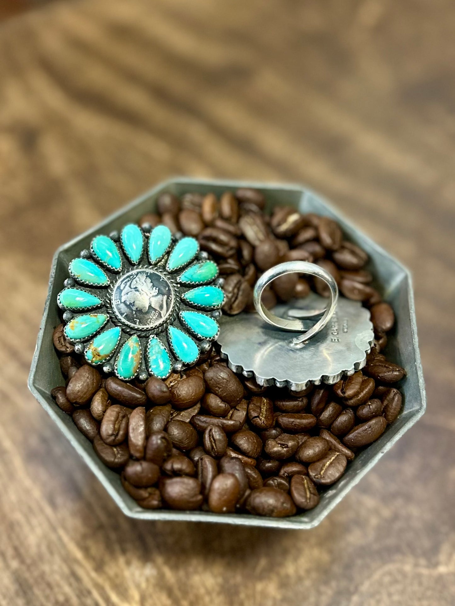 Liberty Dime Kingman Ring - Adjustable