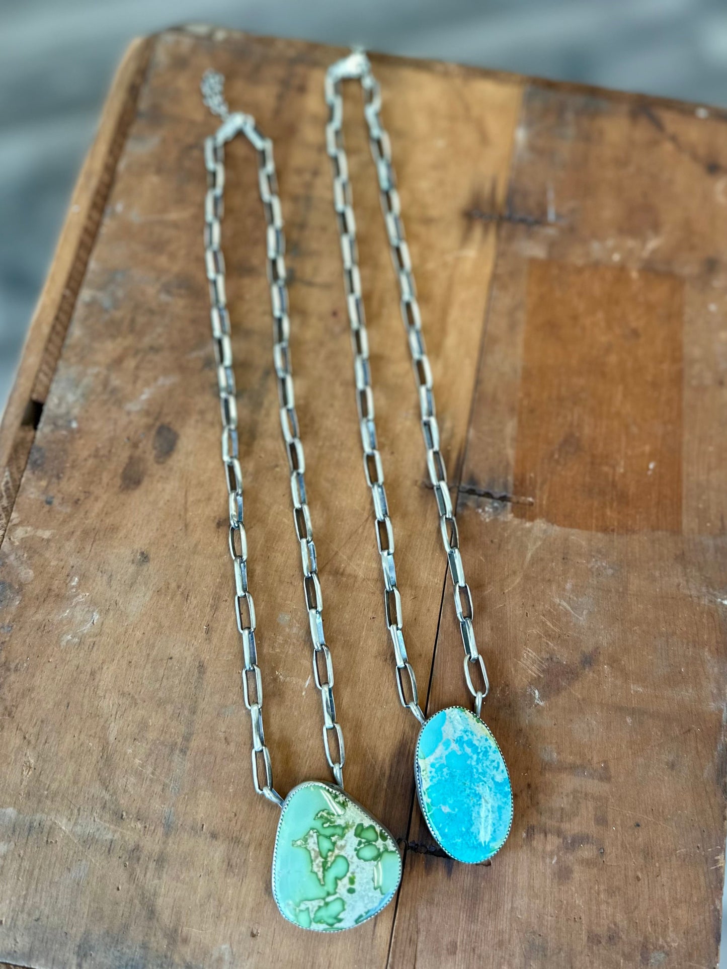 Sonoran Gold Slabs + Handmade Chain