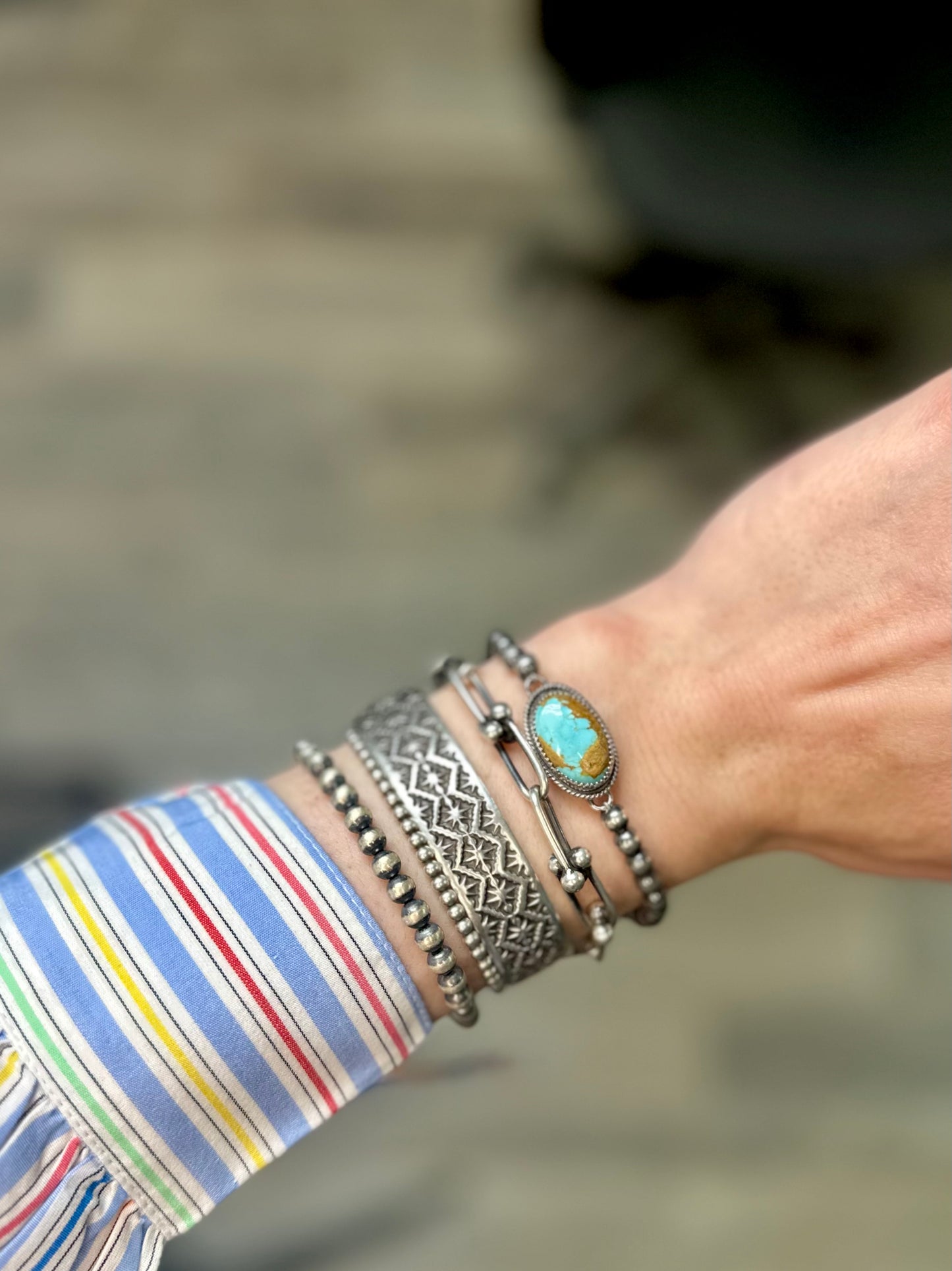 Number 8 & 5mm Pearl Bracelet