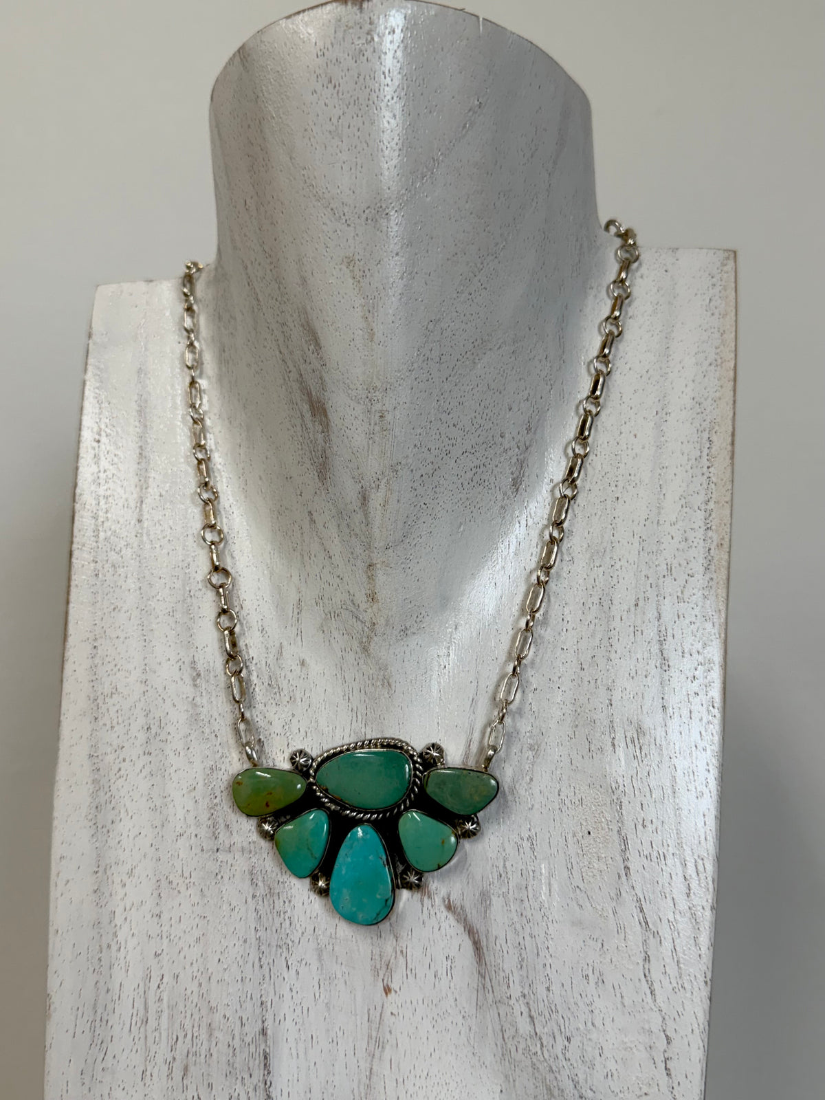 Royston Half Cluster Necklace