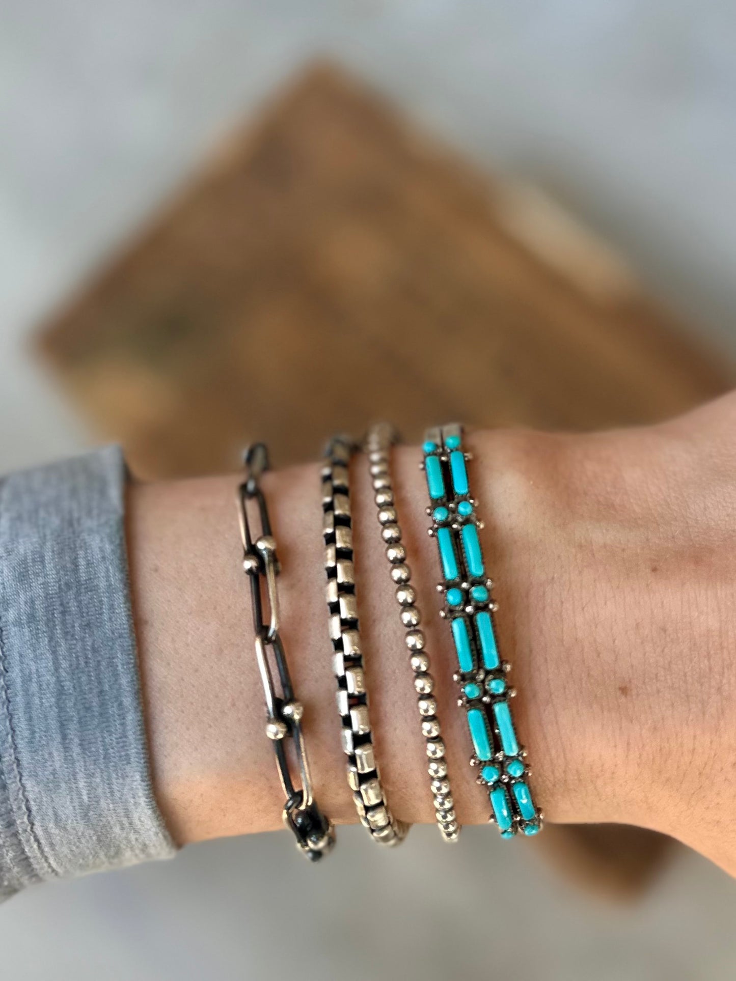 Needlepoint Zuni Cuff