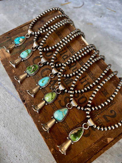 16" 5mm Navajo Pearls + Sonoran Gold Pendant