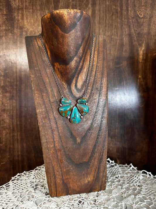 Eastern Blue Naja Necklace