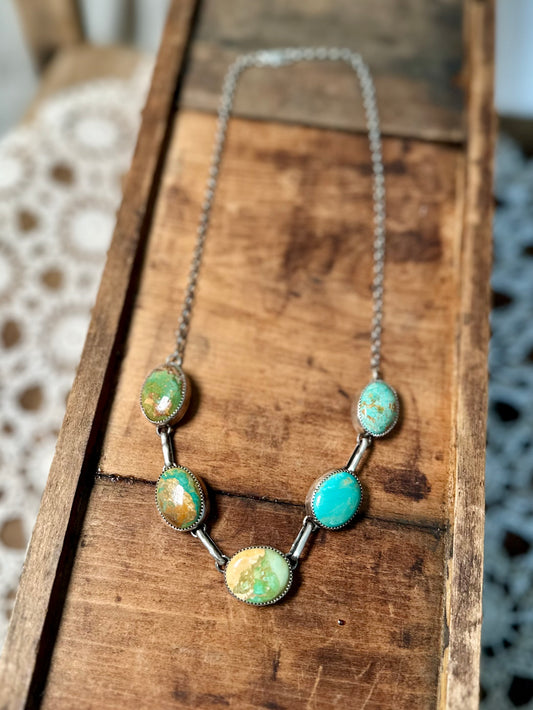 Evans 5 Stone Necklace