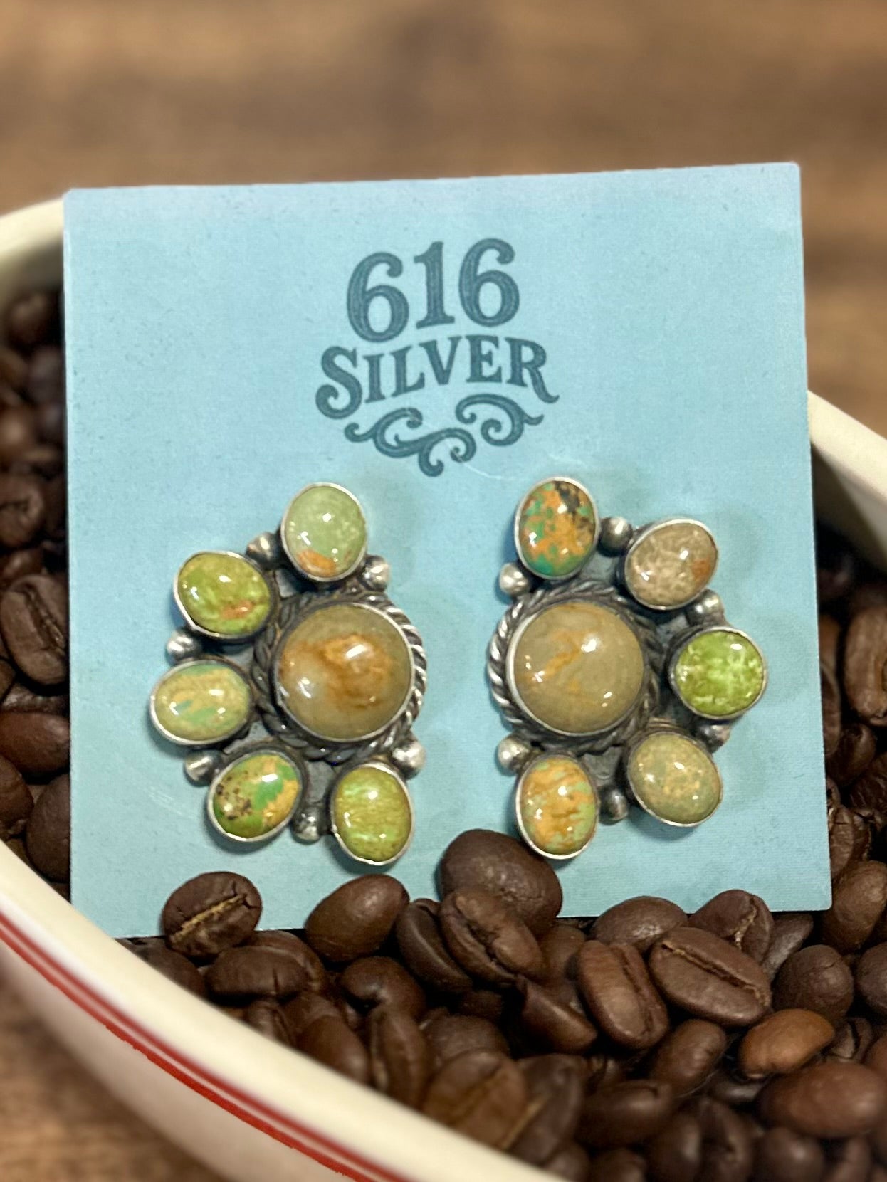 Evans Half Cluster Studs