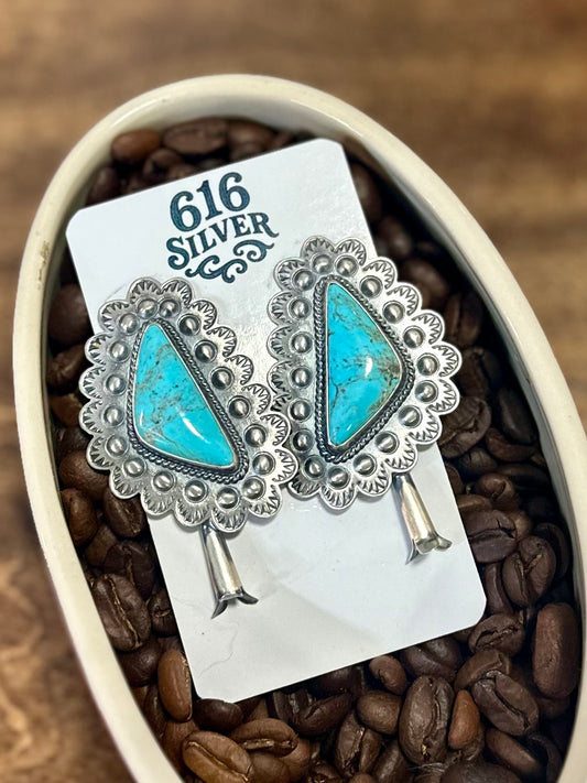 Silverwork Blossom Earrings