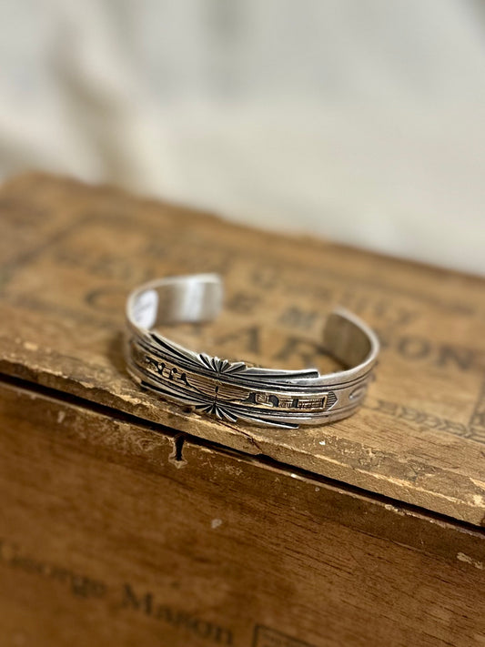 12k Gold-Fill + Sterling Cuff