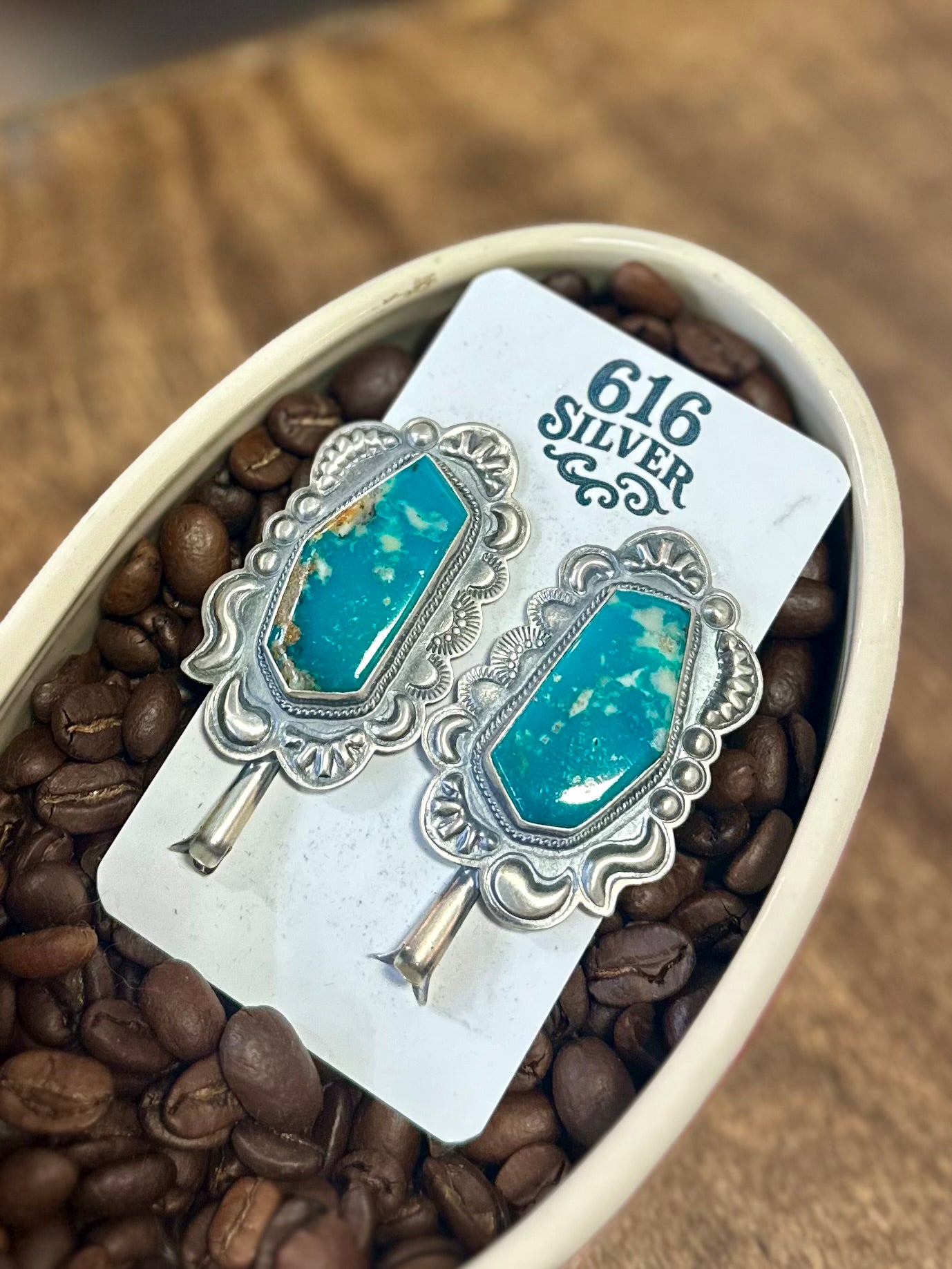 Silverwork Blossom Earrings