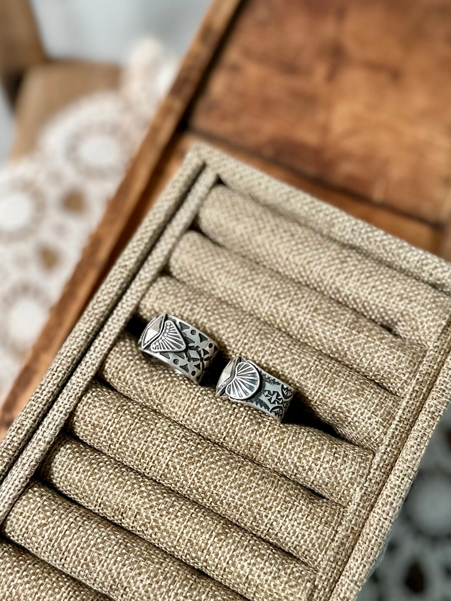 Sterling Cigar Band Rings