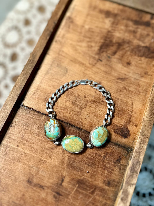 Evans 3 Stone Bracelet
