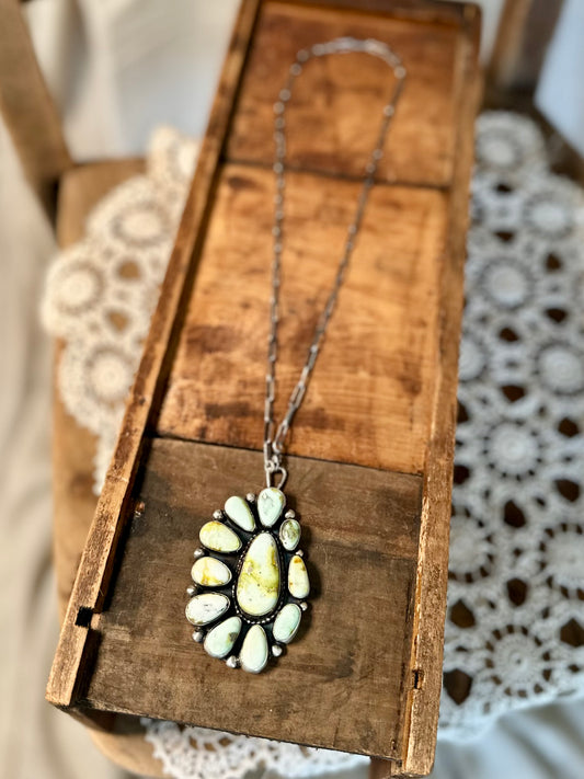 Palomino Cluster Necklace