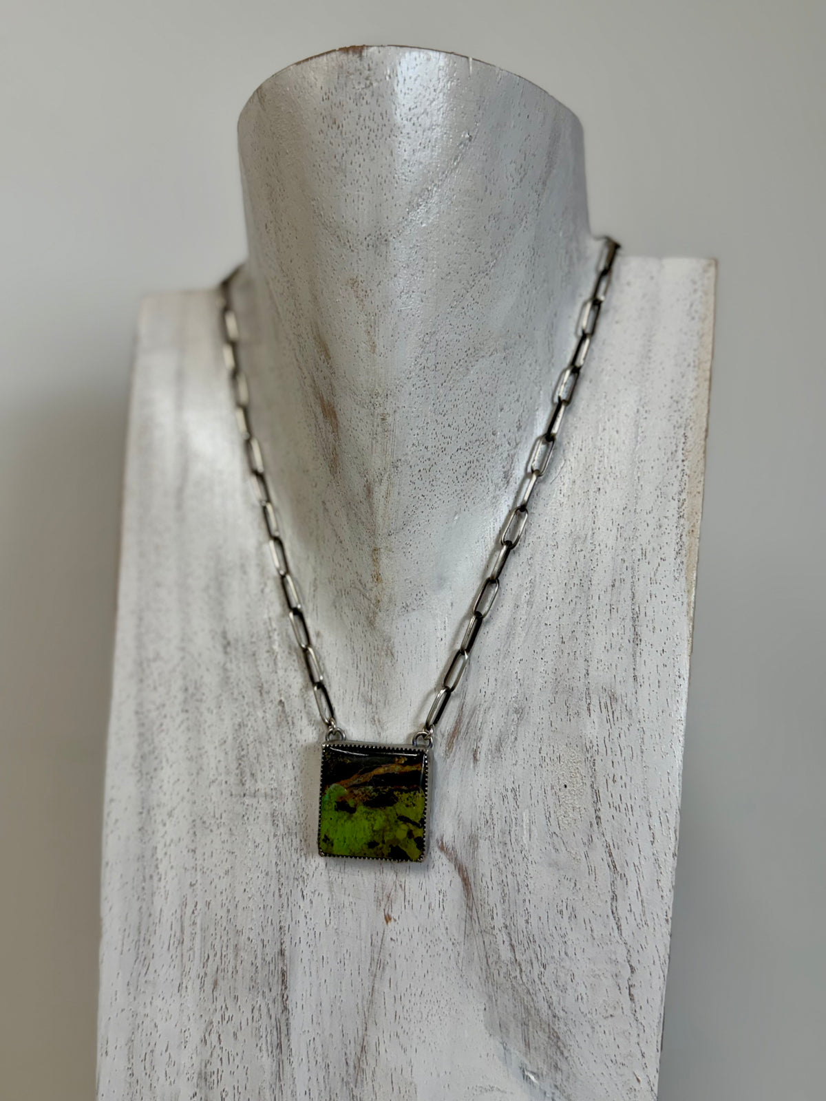 Blackjack Square on Handmade Chain