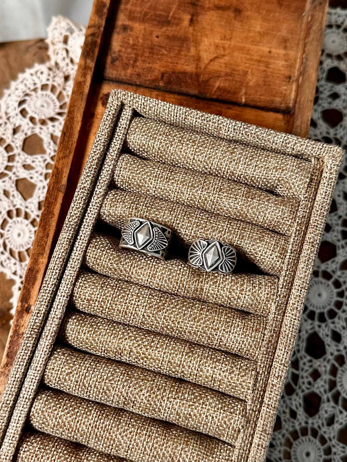 Sterling Cigar Band Rings