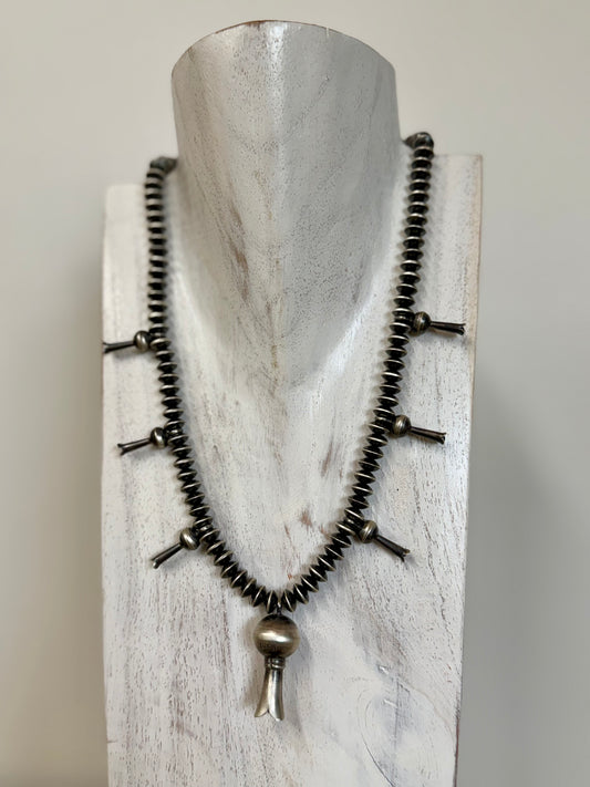 Handmade Sterling Squash Blossom