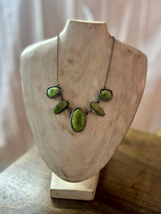 Sonoran Mountain 5 Stone Necklace