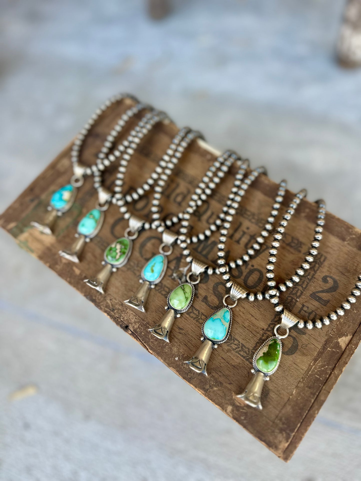 16" 5mm Navajo Pearls + Sonoran Gold Pendant