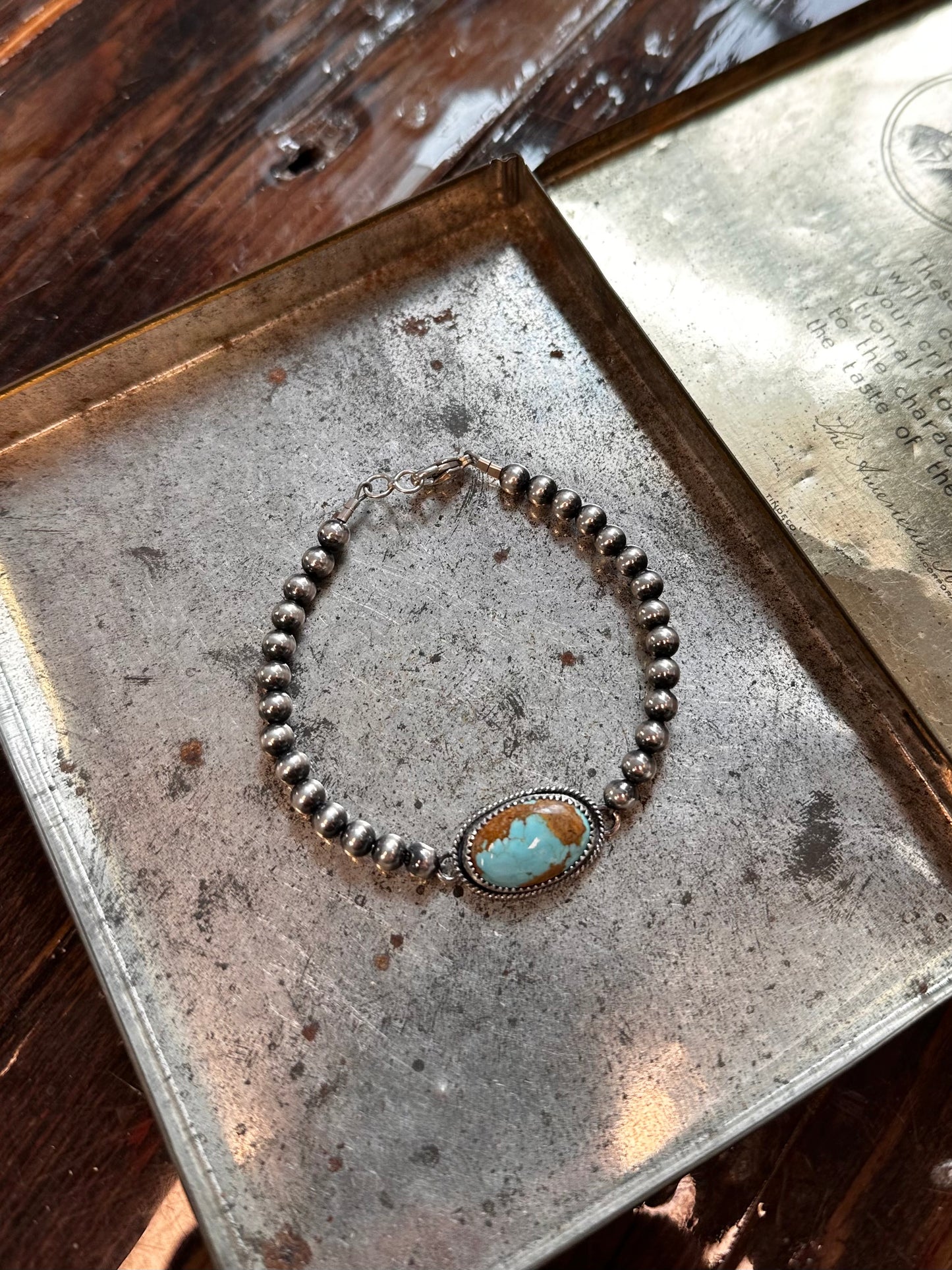 Number 8 & 5mm Pearl Bracelet